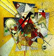 Wassily Kandinsky gult ackompanjemang oil